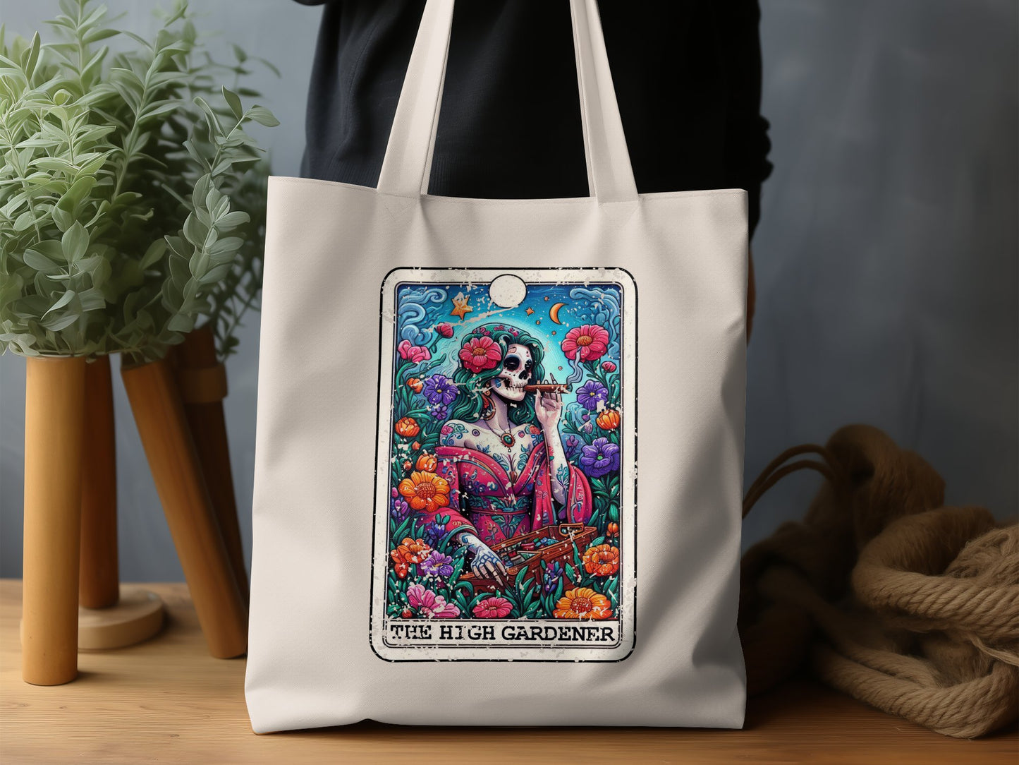 The High Gardener Colorful Tote Bag product type
