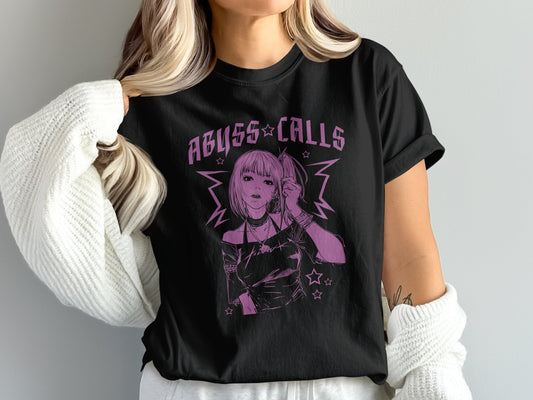 ABYSS CALLS graphic print unisex casual shirt product