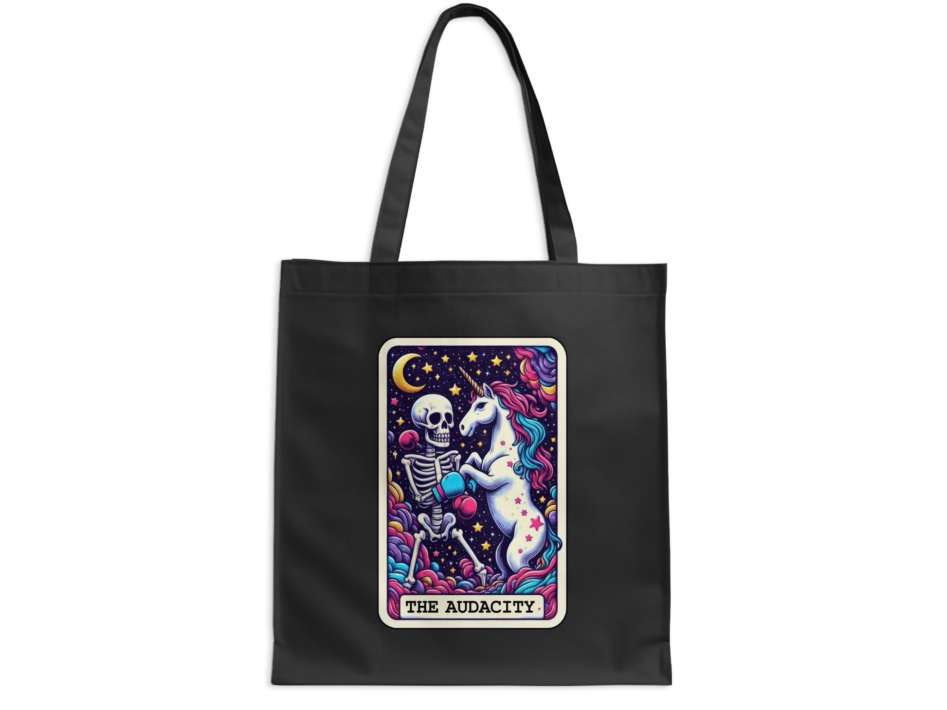 Unique Colorful Skeleton and Unicorn Art Print Bag product