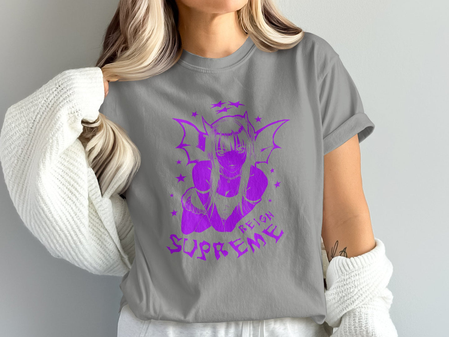 Supreme Reign Anime Art Graphic T-Shirt product type