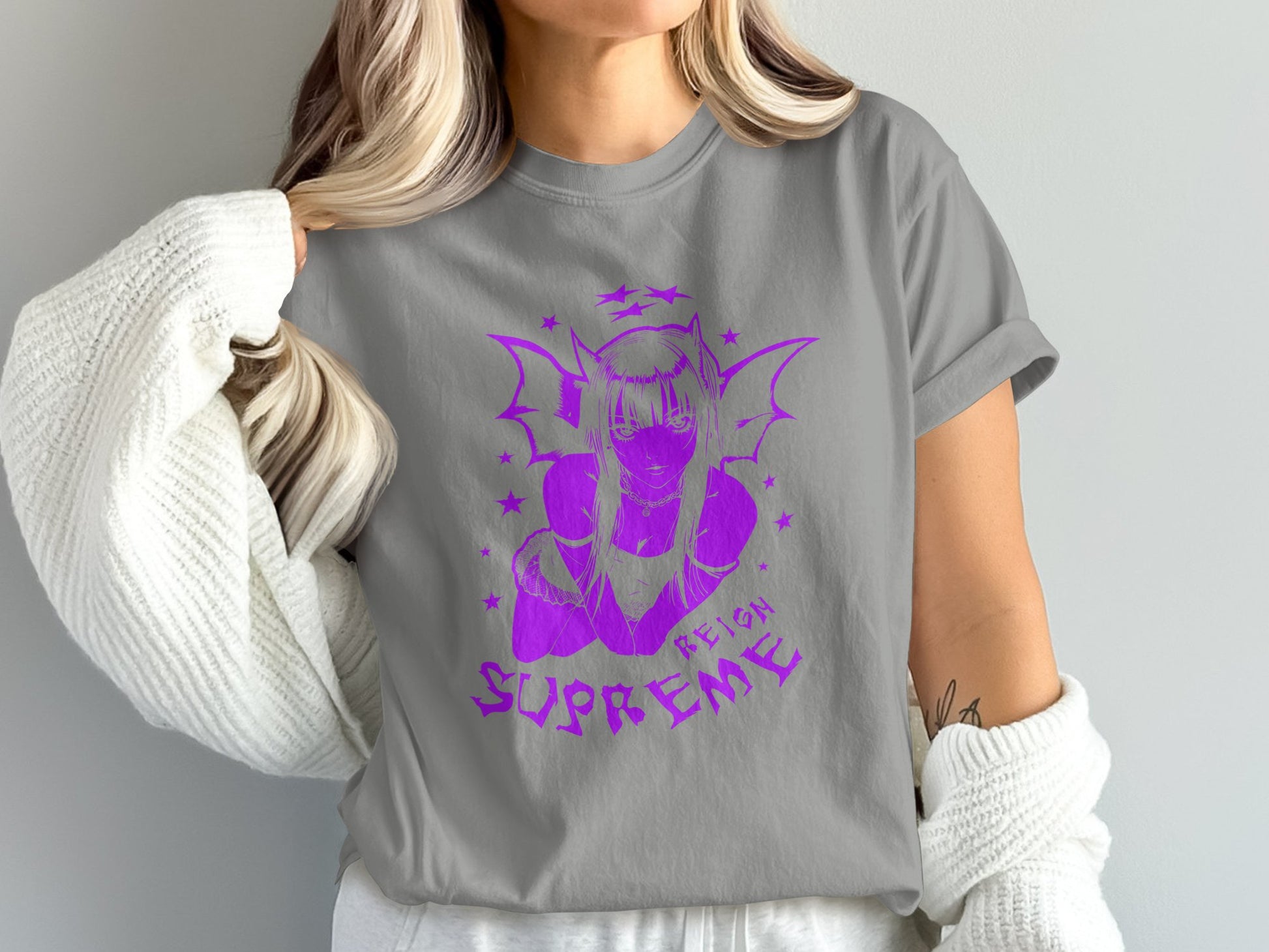 Supreme Reign Anime Art Graphic T-Shirt product type