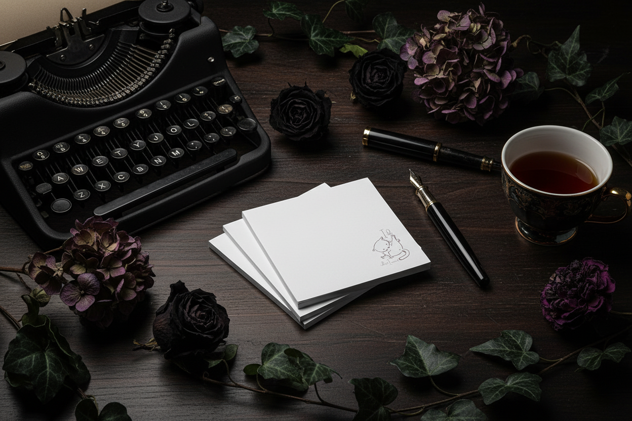 Funny Cat Note Pads - Overhead Workspace