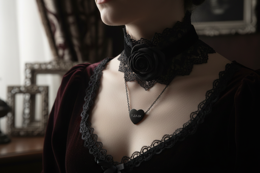 Heart Necklace - Worn Lifestyle Shot