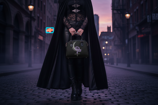 Lilith Sigil Shoulder Handbag Lifestyle Photo