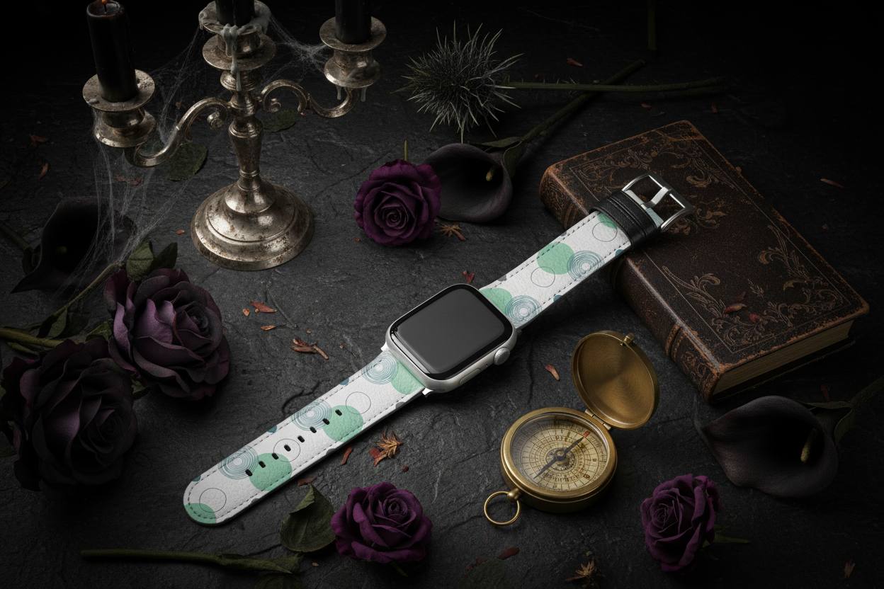 Retro Green Watch Band - Product Display