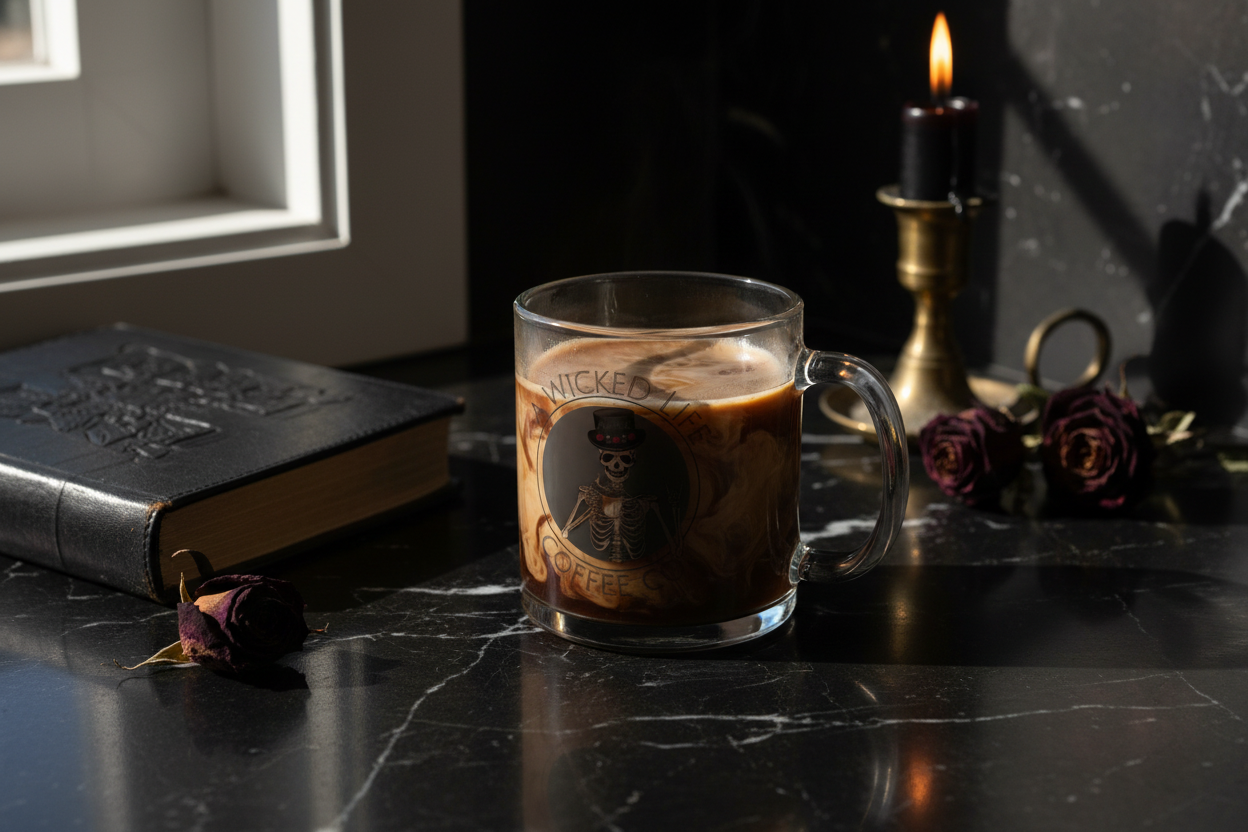 Skeleton Coffee Mug Lifestyle Photo