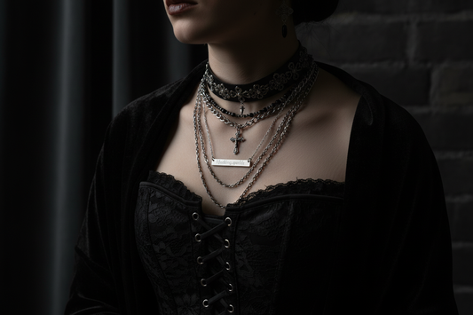 Sparkle Bar Necklace - Worn Lifestyle